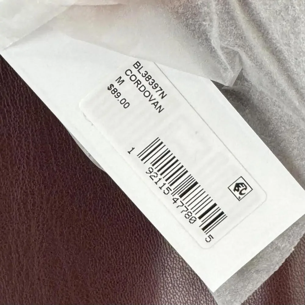 Steve Madden Women’s Size Medium Cordovan Rochester Faux Leather Mini Dress NWT - Picture 3 of 8